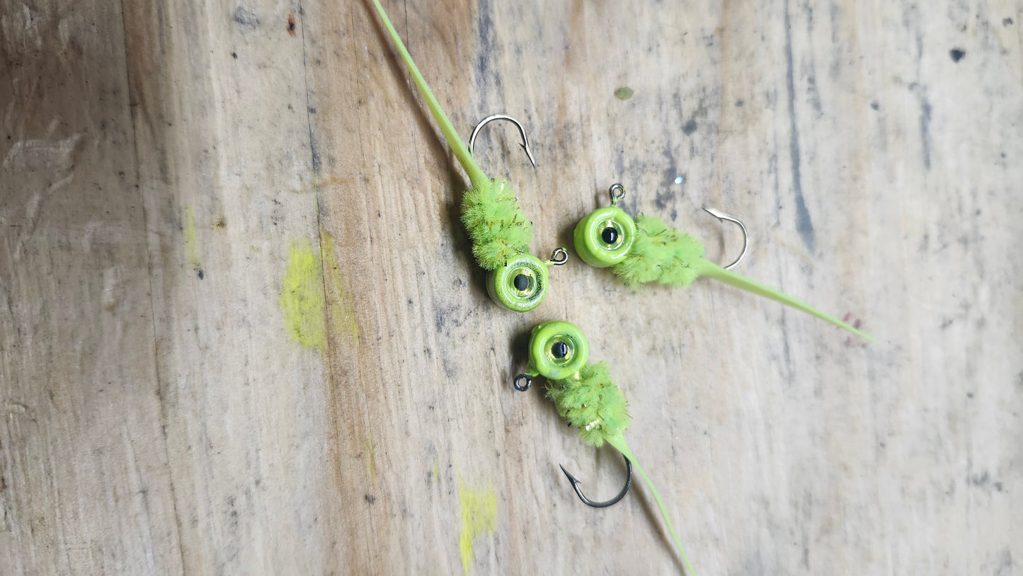 Crappie Man Green 1/8th Wedge