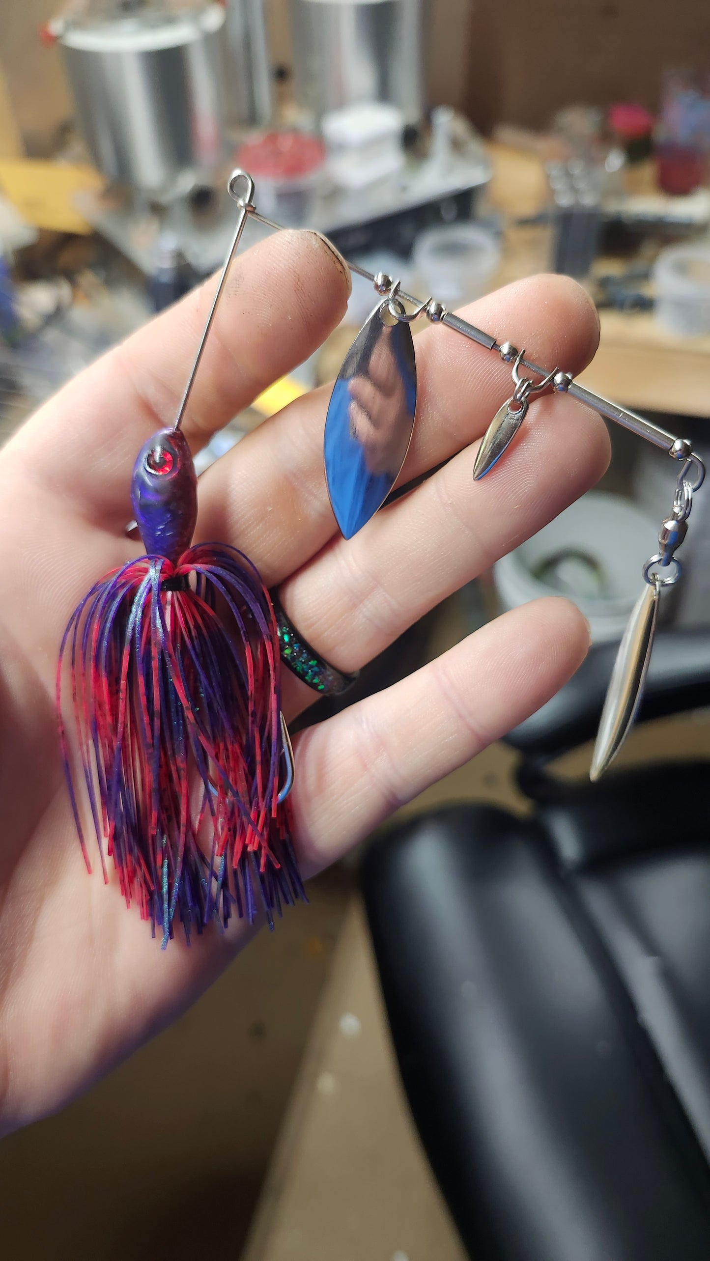 Triple Blade 1/2 Ounce Spinnerbaits