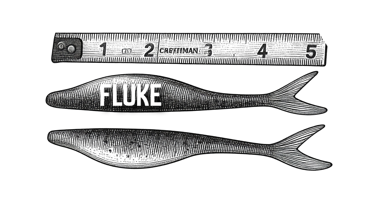5 inch flukes