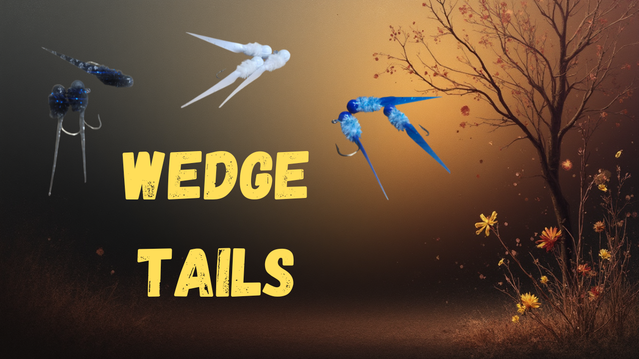 Hand Tied Wedge Tail's