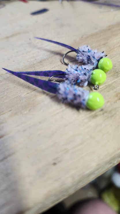 1/16 Wedge Tail Hand Tied Packs Of 3