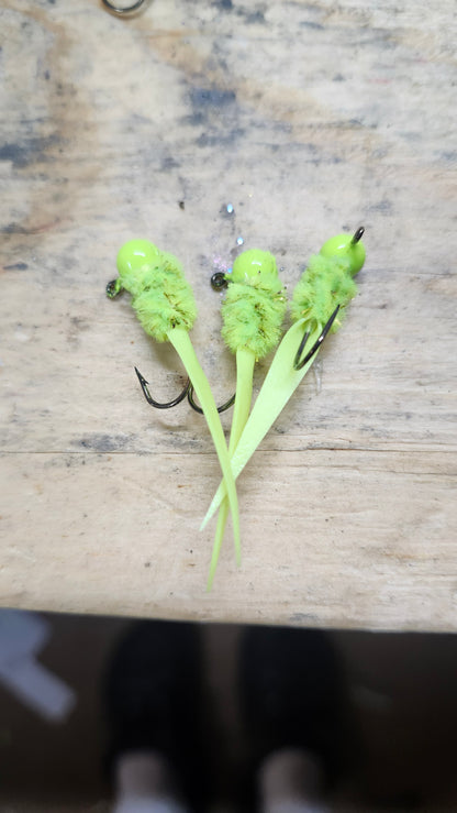 1/16 Wedge Tail Hand Tied Packs Of 3