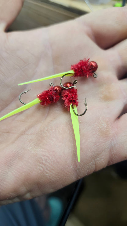 1/16 Wedge Tail Hand Tied Packs Of 3