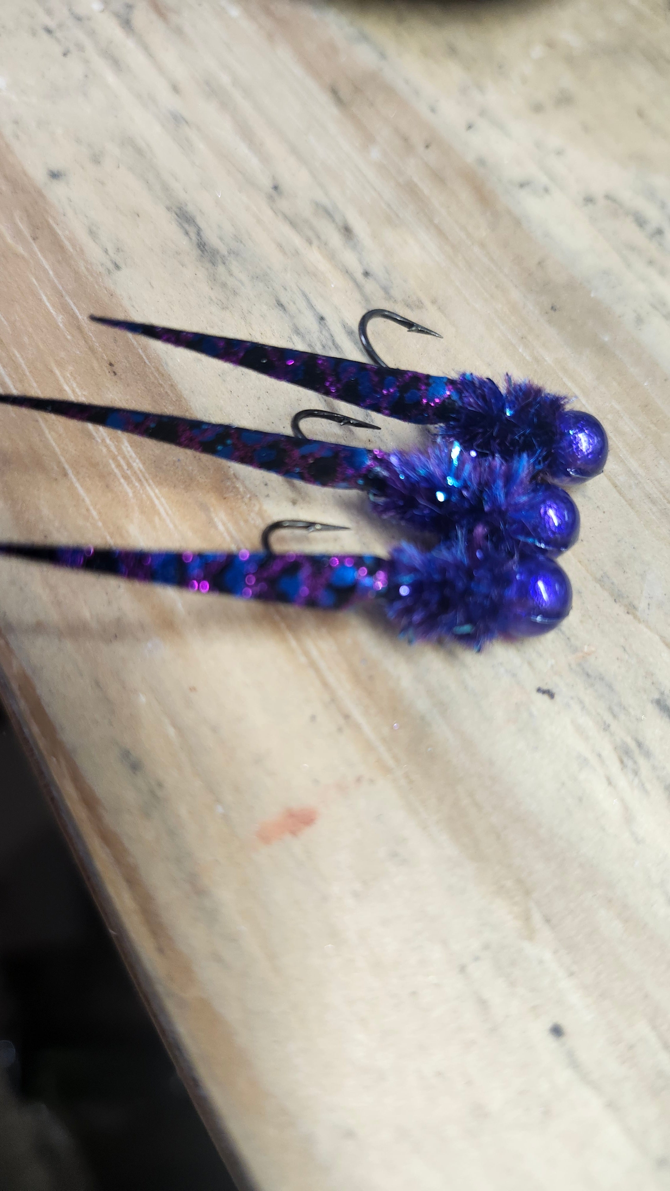 1/16 Wedge Tail Hand Tied Packs Of 3