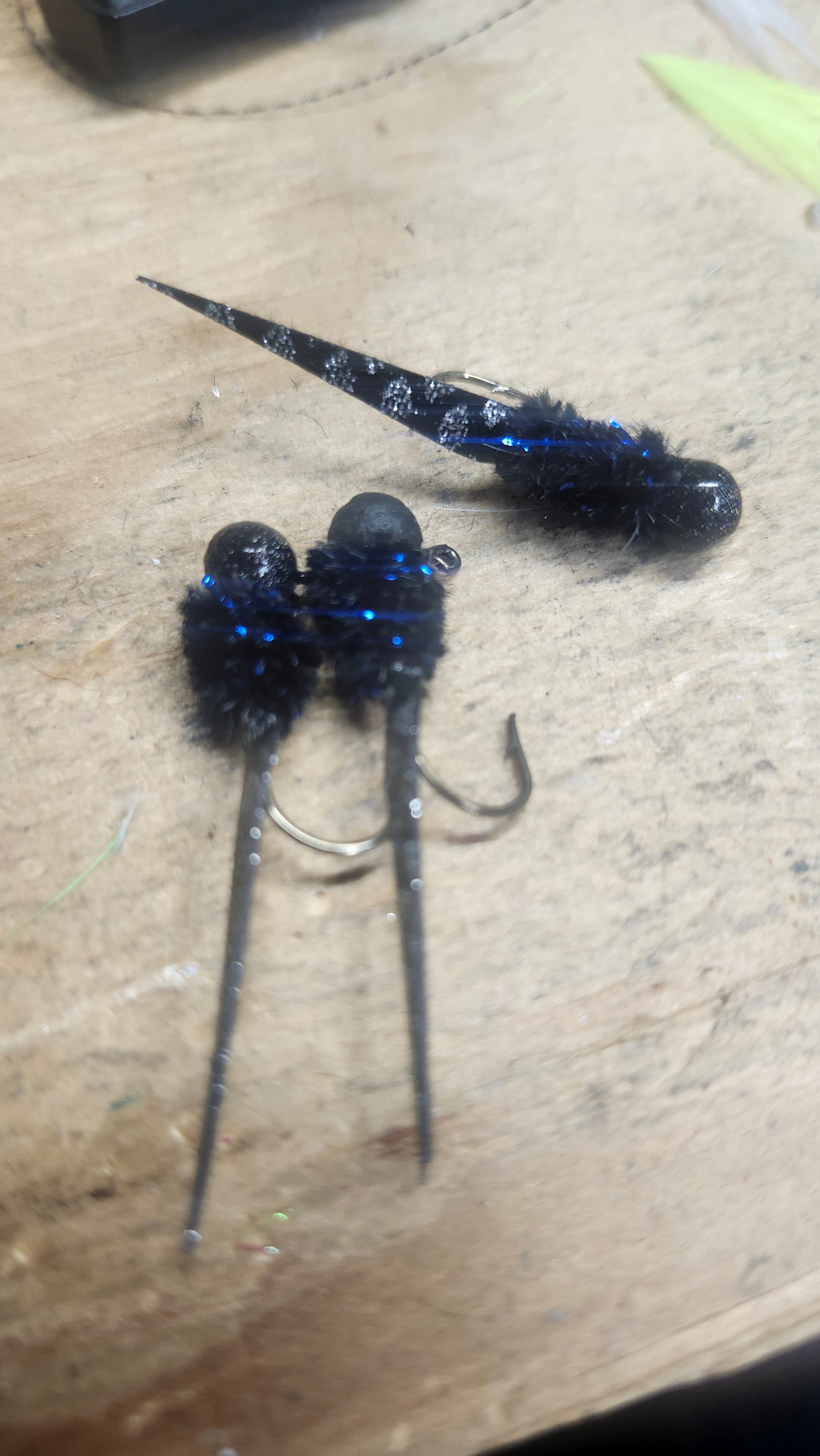 Hand Tied Wedge Tail's