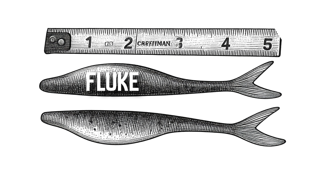 5 Inch Fluke's (6 pack)